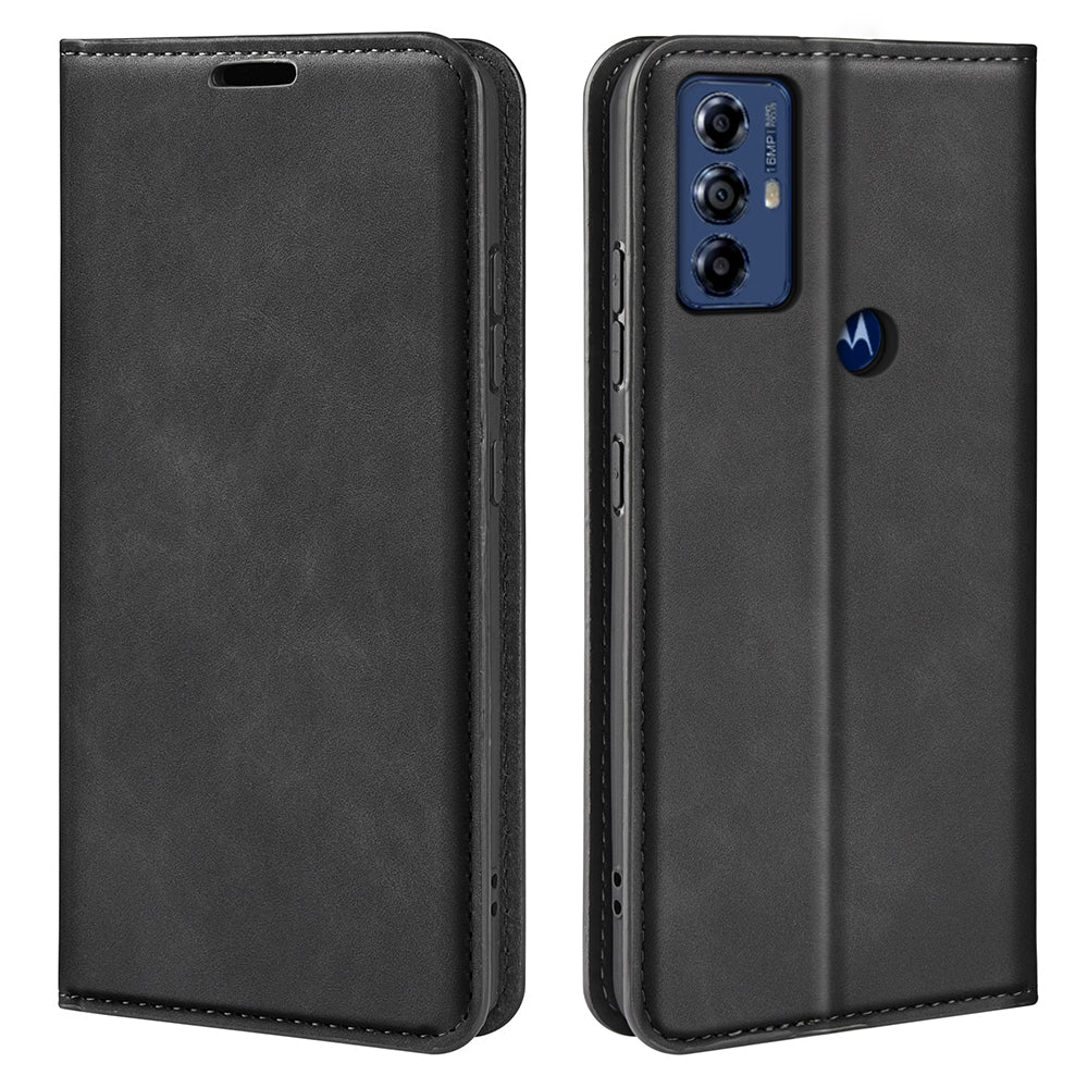 For Motorola Moto G Play (2023) 4G Skin-touch Feeling PU Leather Flip Cover Magnetic Auto-absorbed Stand Wallet Phone Case For Motorola Moto G Play (2023) 4G Skin-touch Feeling PU Leather Flip Cover Magnetic Auto-absorbed Stand Wallet Phone Case